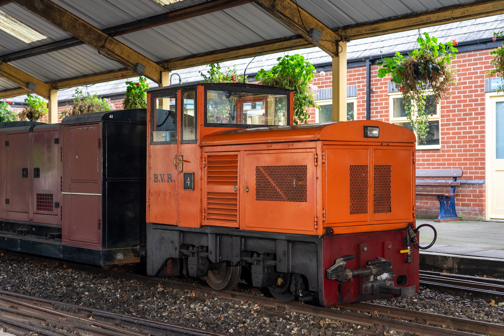 B.V.R. No. 4 Diesel Locomotive At Aylsham Station