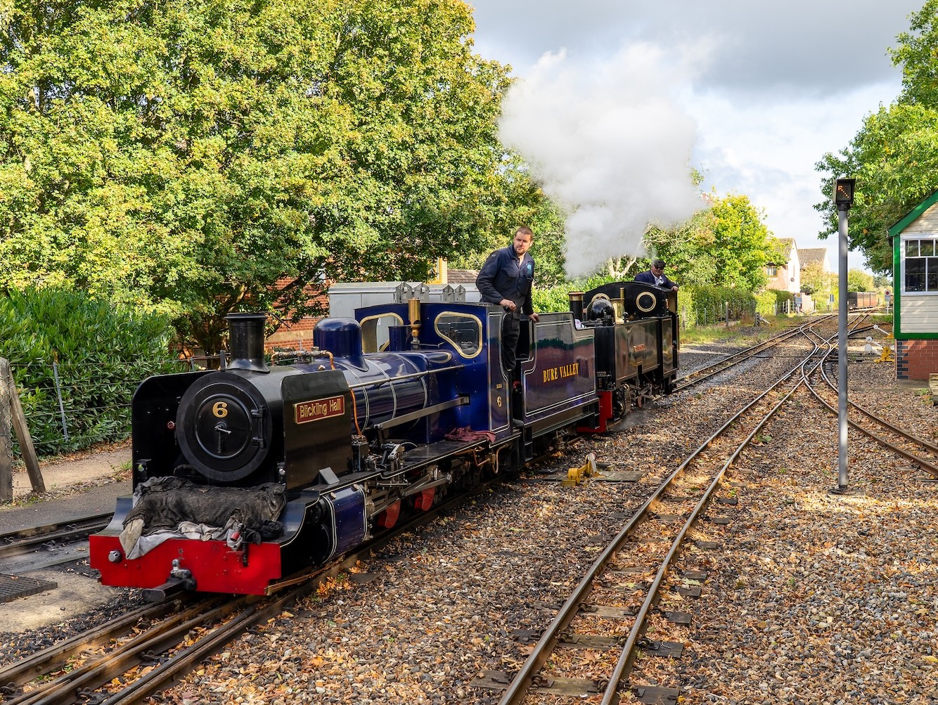 No. 6 Blickling Hall Leading A Passenger Train