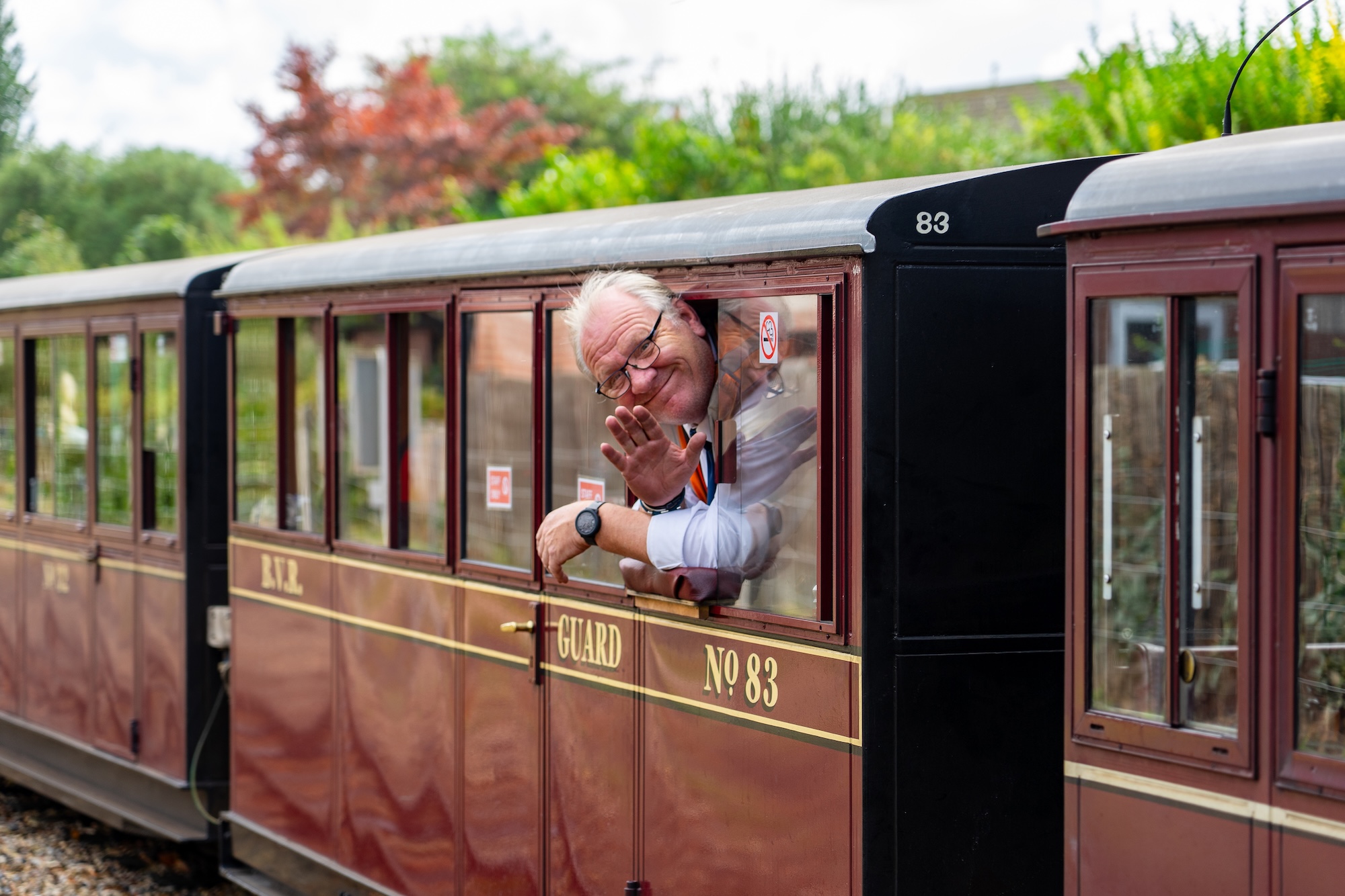 Ray, The Guard At Bure Valley Railway