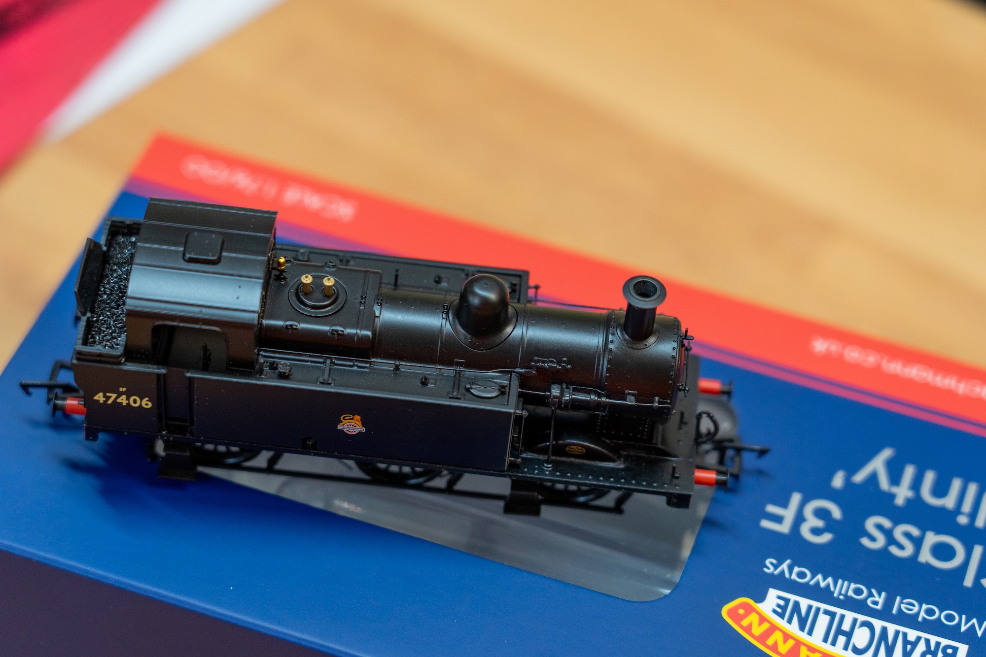 Detailed Close Up Of A Model Steam Locomotive