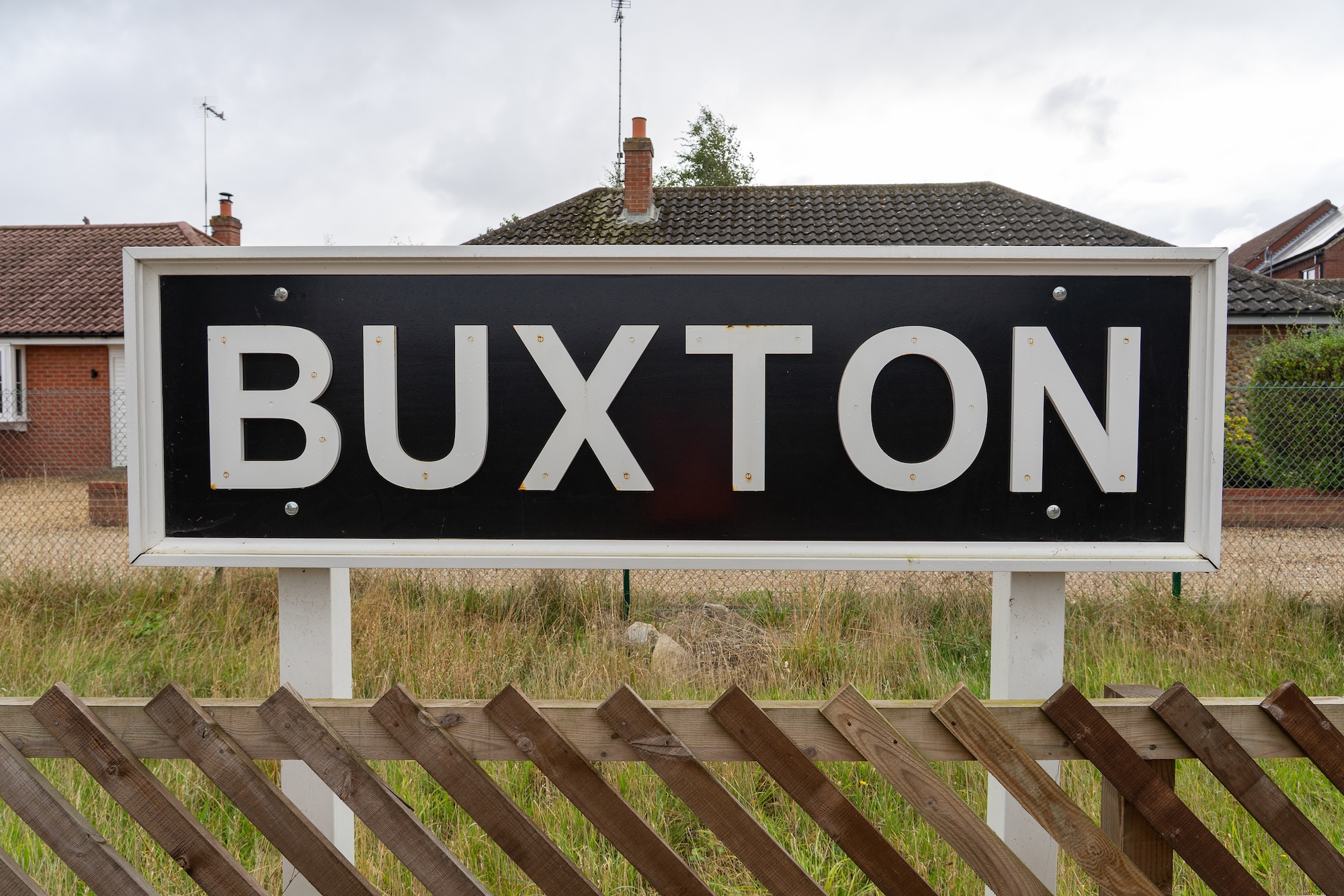 Buxton Halt Sign