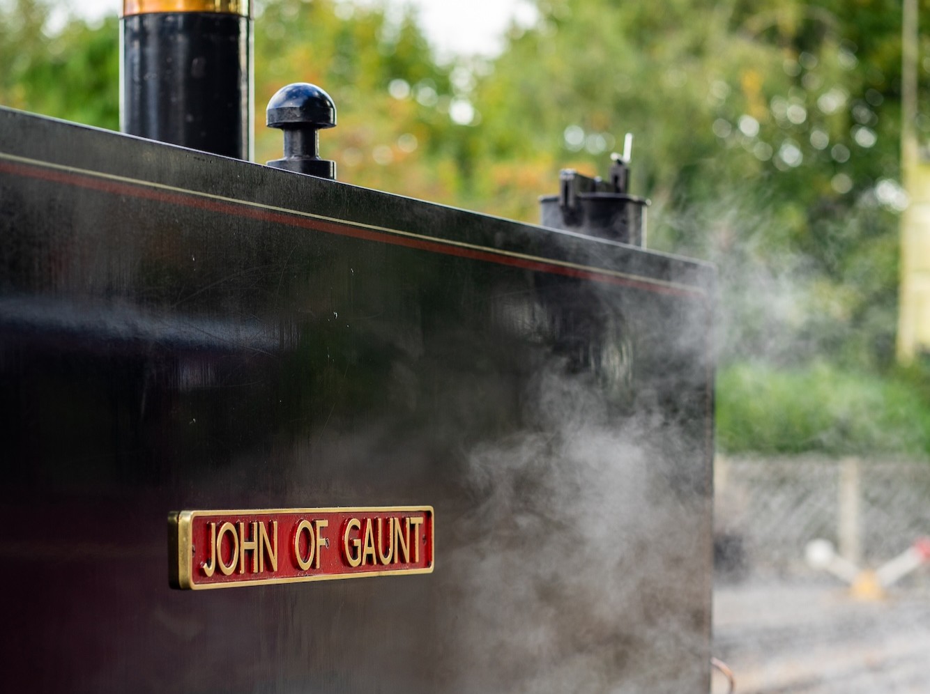 Nameplate Detail On No. 8 John Of Gaunt