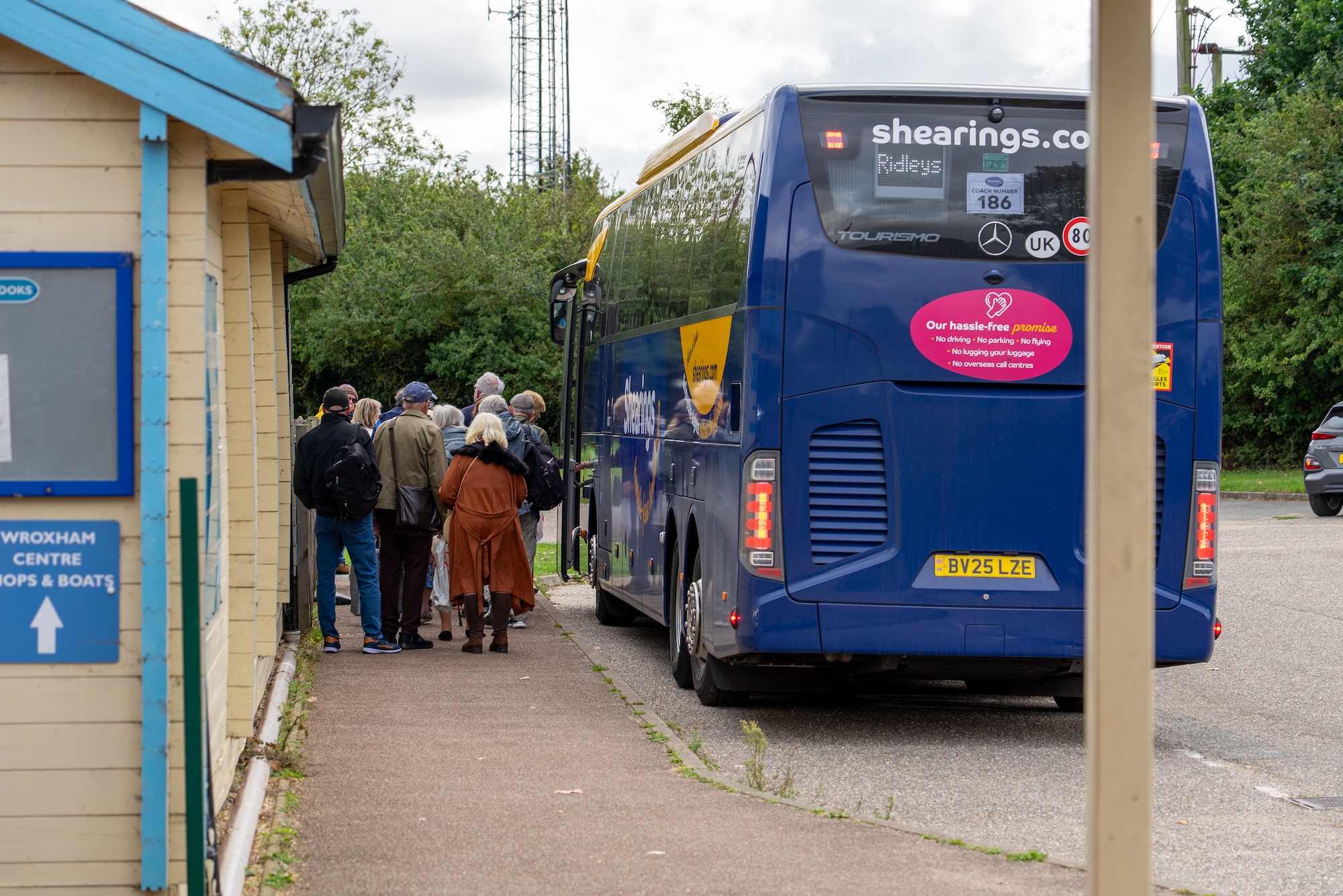 A Coach Party Returning After A Day Out On The Bure Valley Line