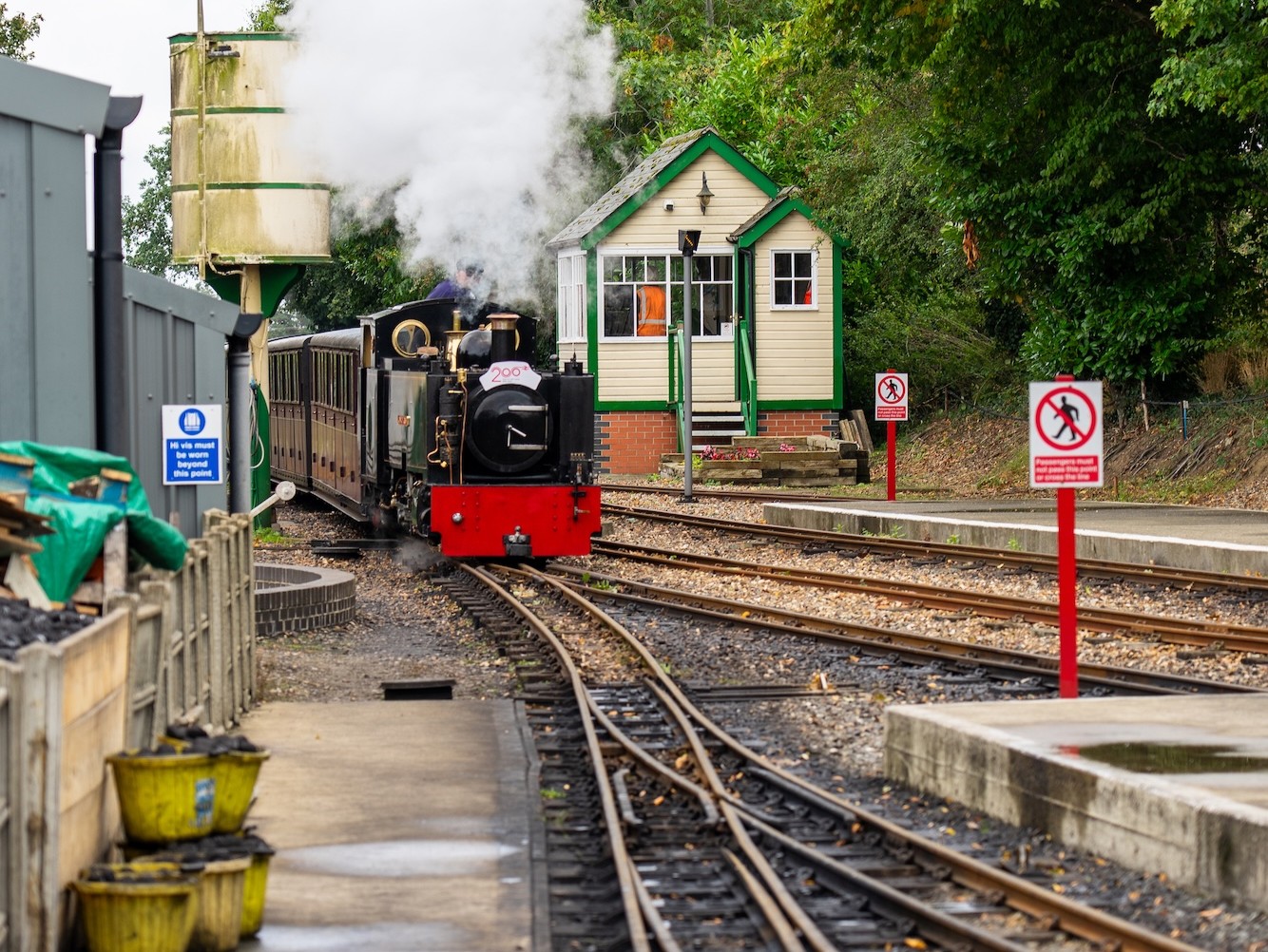 No. 8 John Of Gaunt Arriving At Aylsham Station