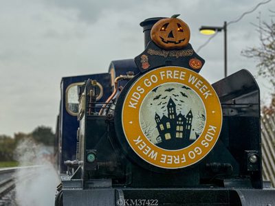 Kids Travel Free On The Halloween Steam Trains
