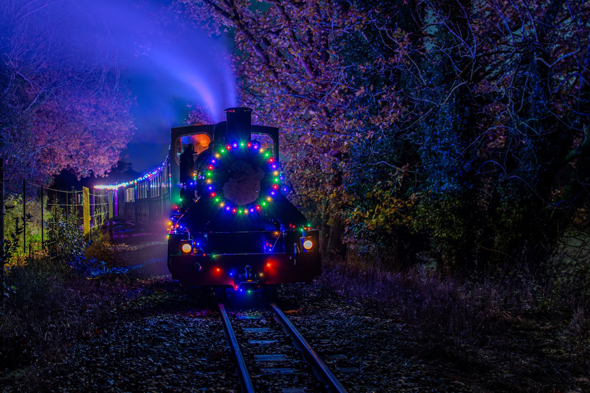 The Noel Night Train En Route