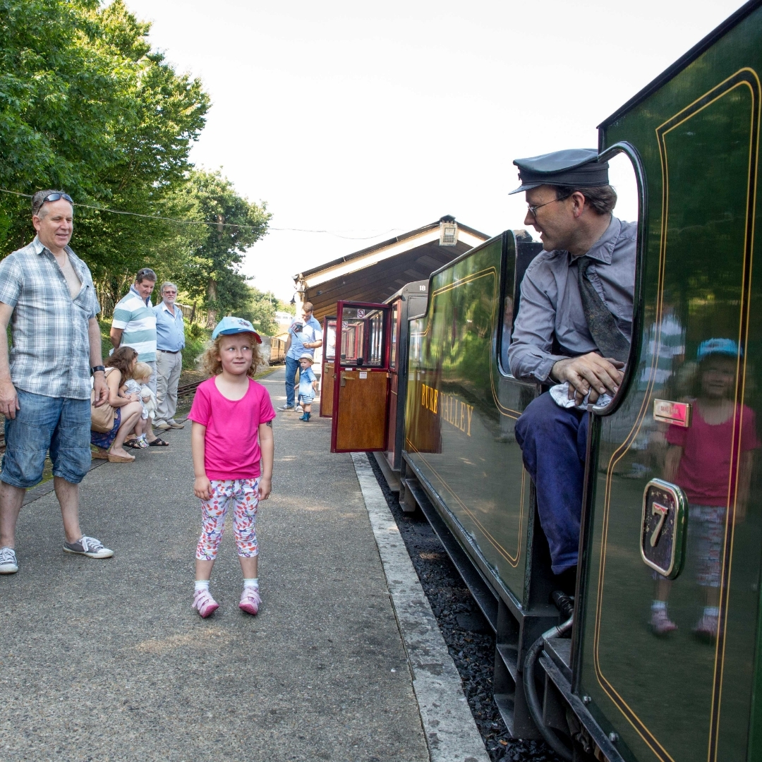 Start Of The Summer Holiday At Bure Valley Railway