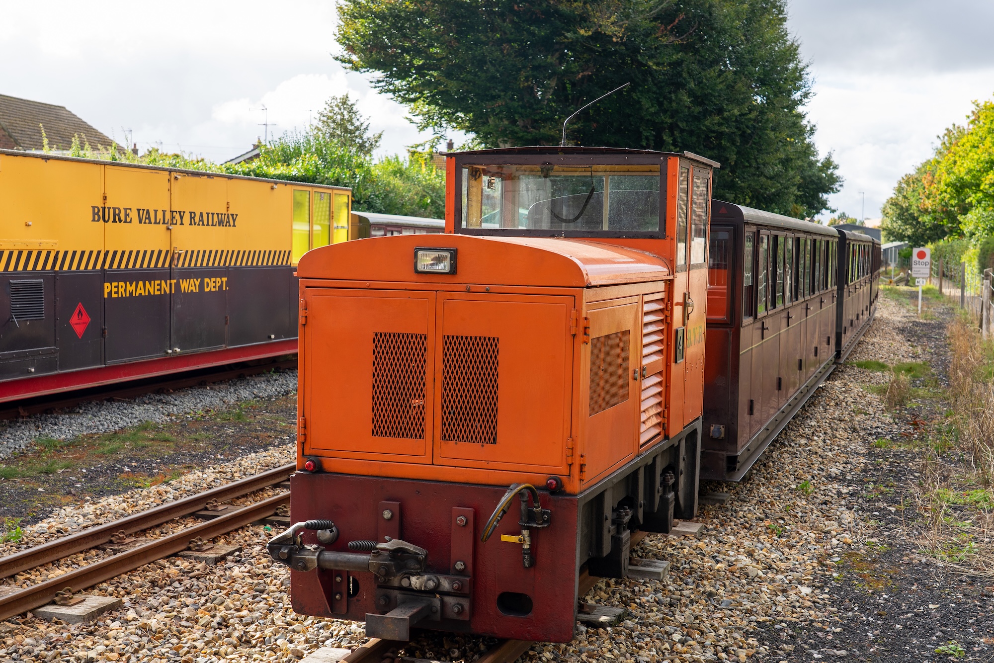 B.V.R. No. 4 Arriving At Aylsham Depot