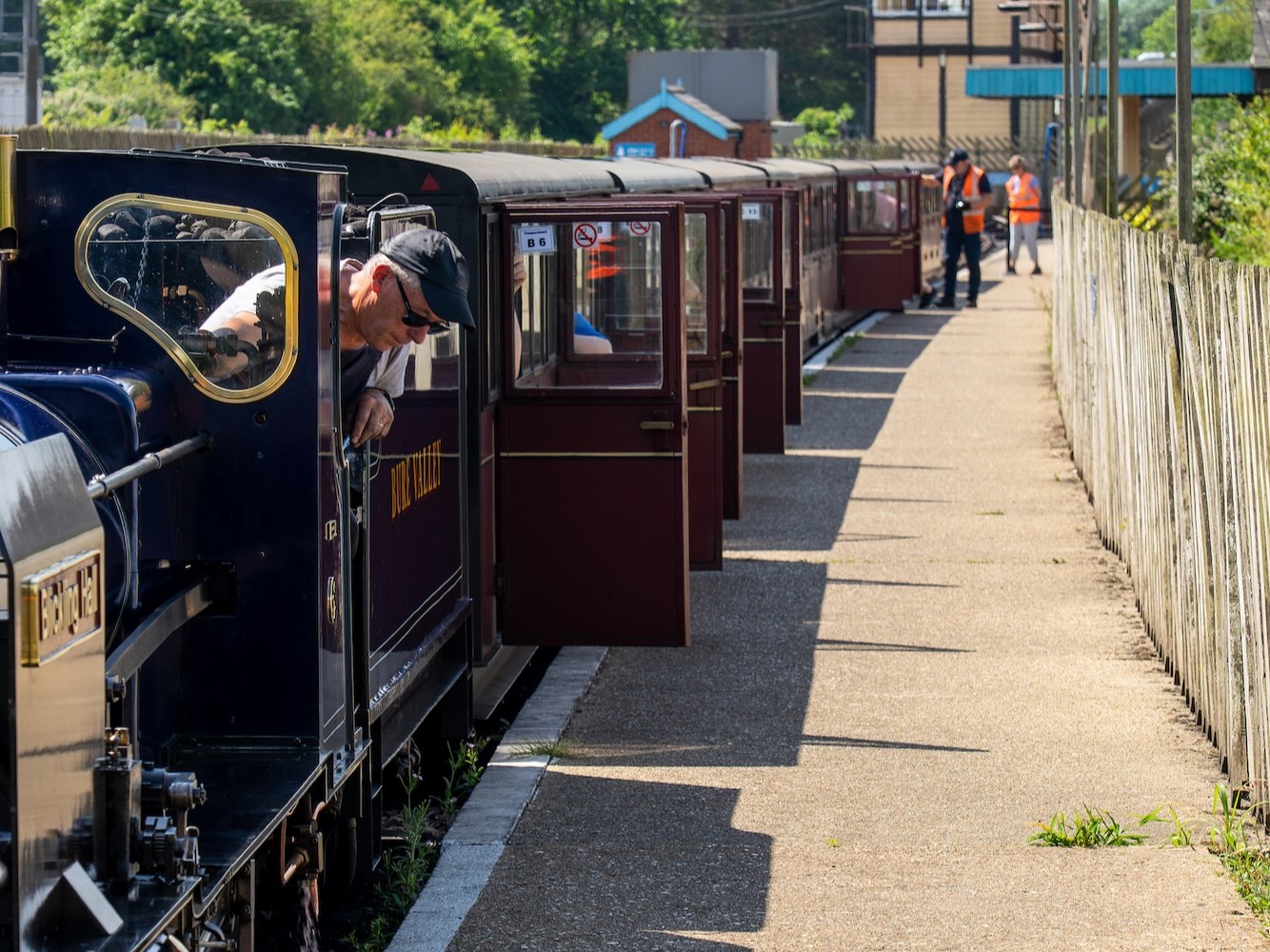 Open Carriage Doors On The Platform