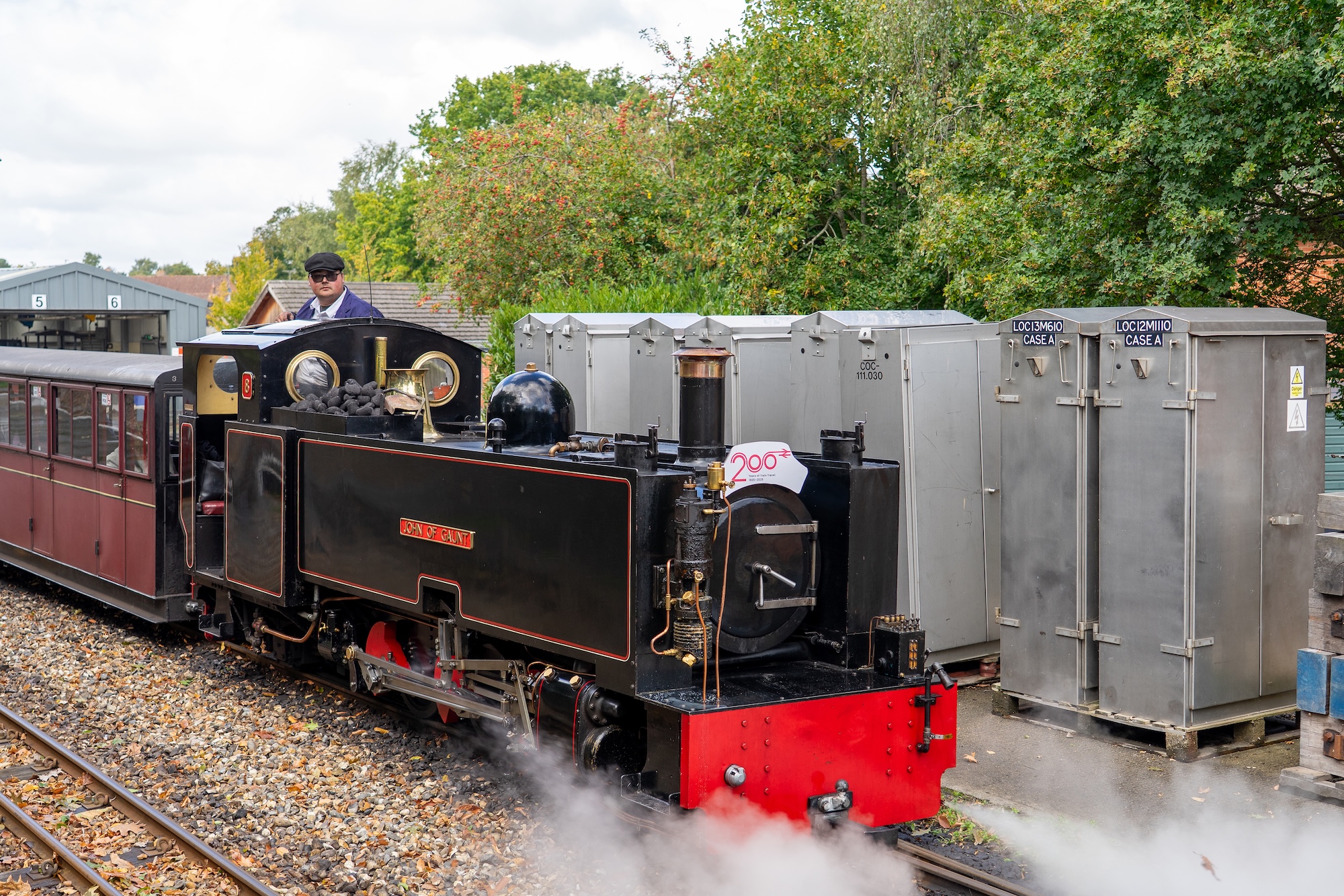 No 8 John Of Gaunt Leaving Aylsham Station