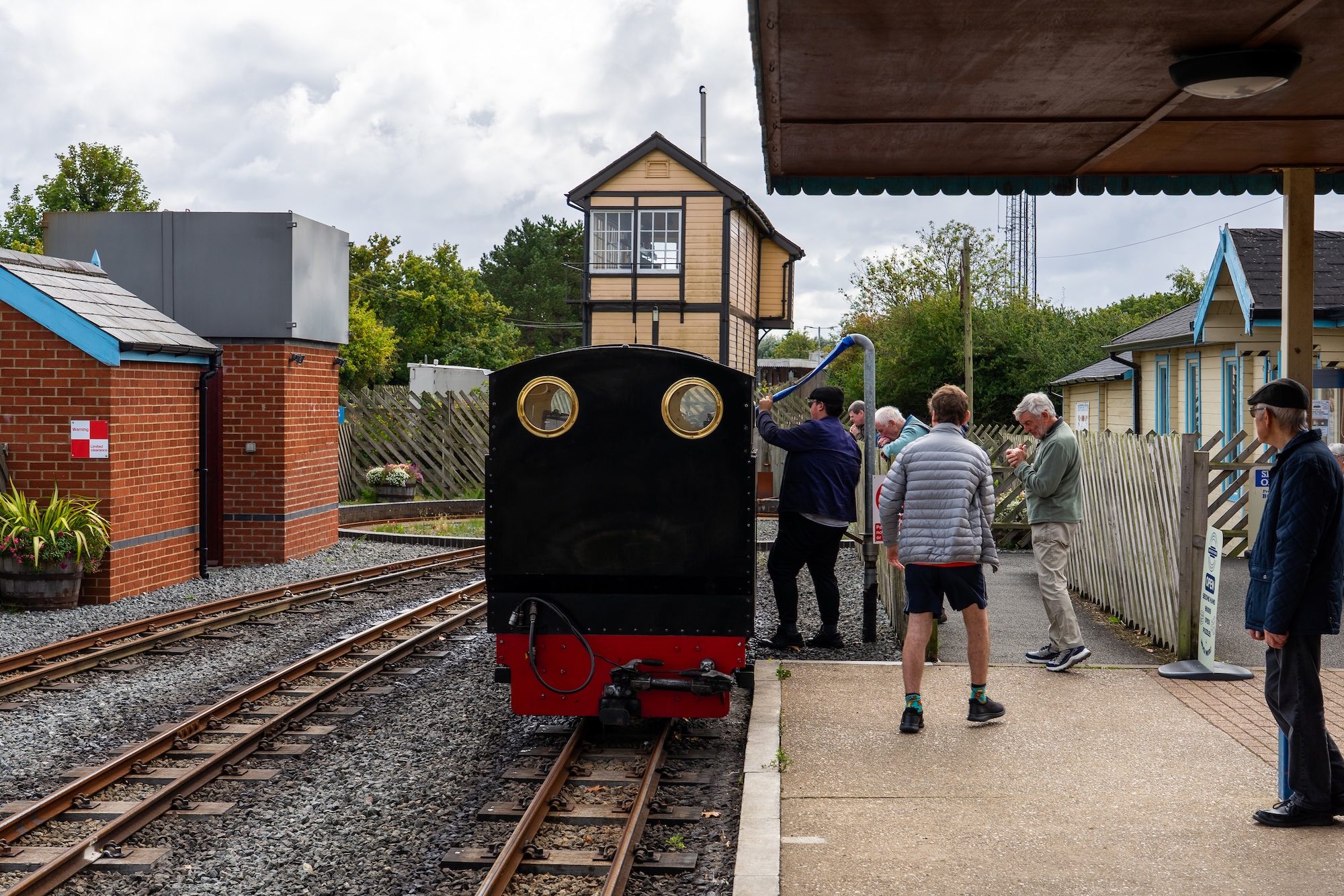 Wroxham Station Platform Featuring No 8 John Of Gaunt