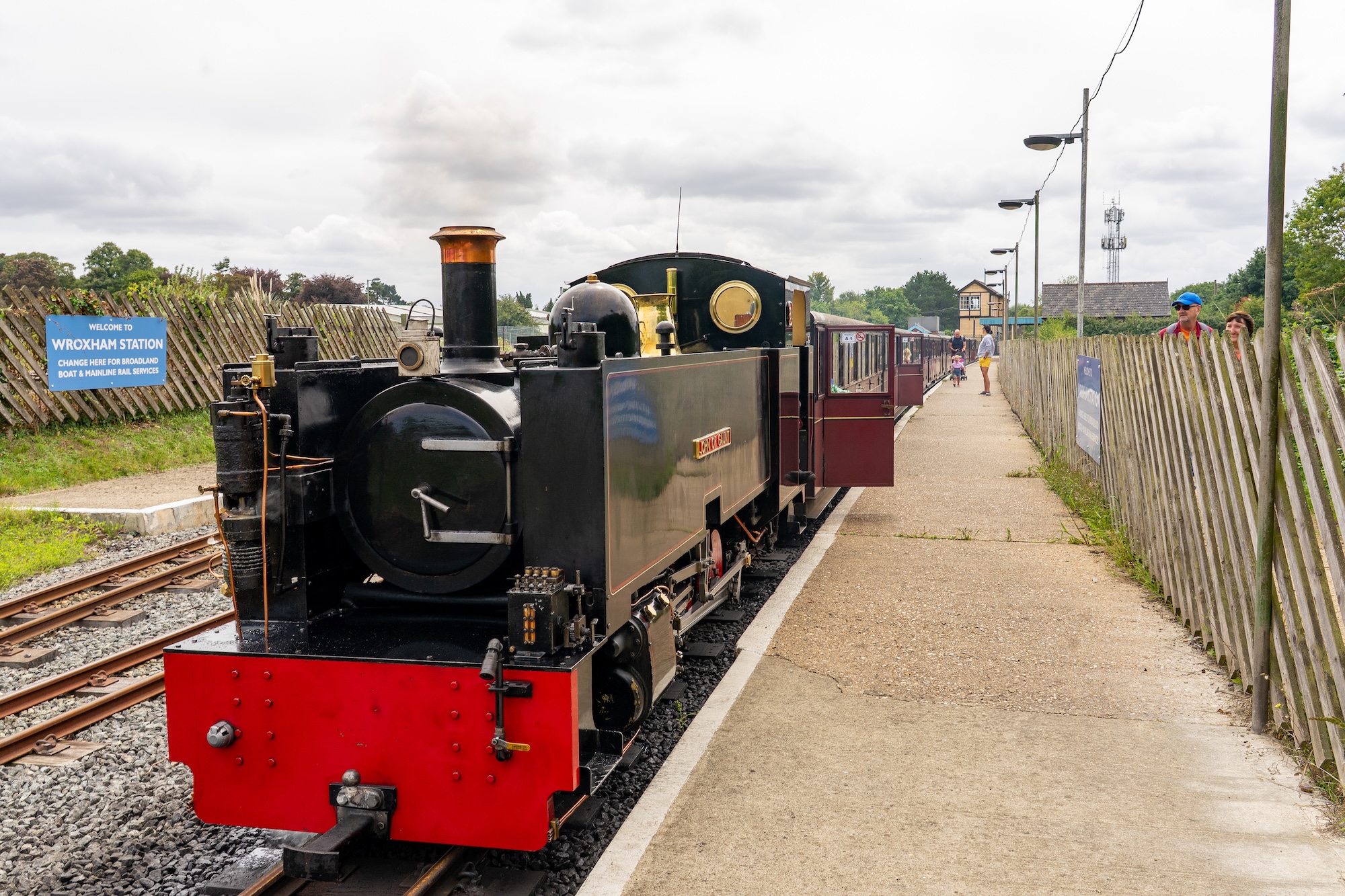 No 8 John Of Gaunt On The Platform At Wroxham