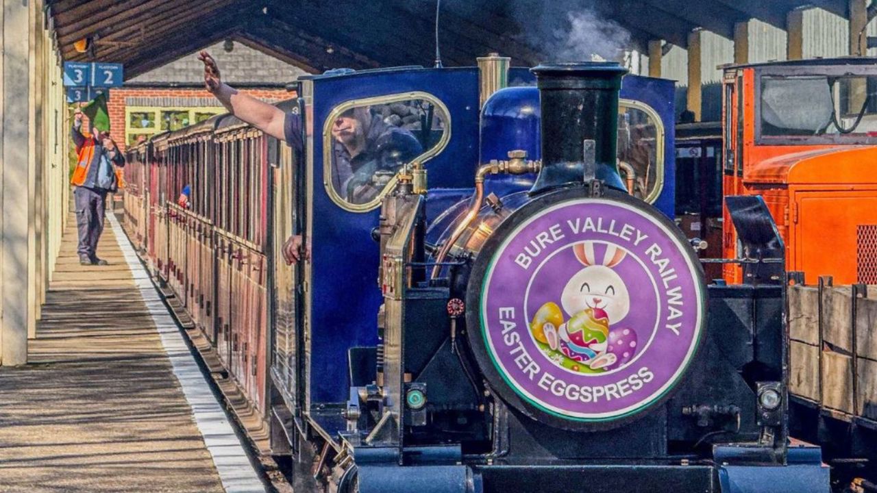 Easter Train Ride Easter Eggspress, Train Ride Norfolk | Bure Valley Railway