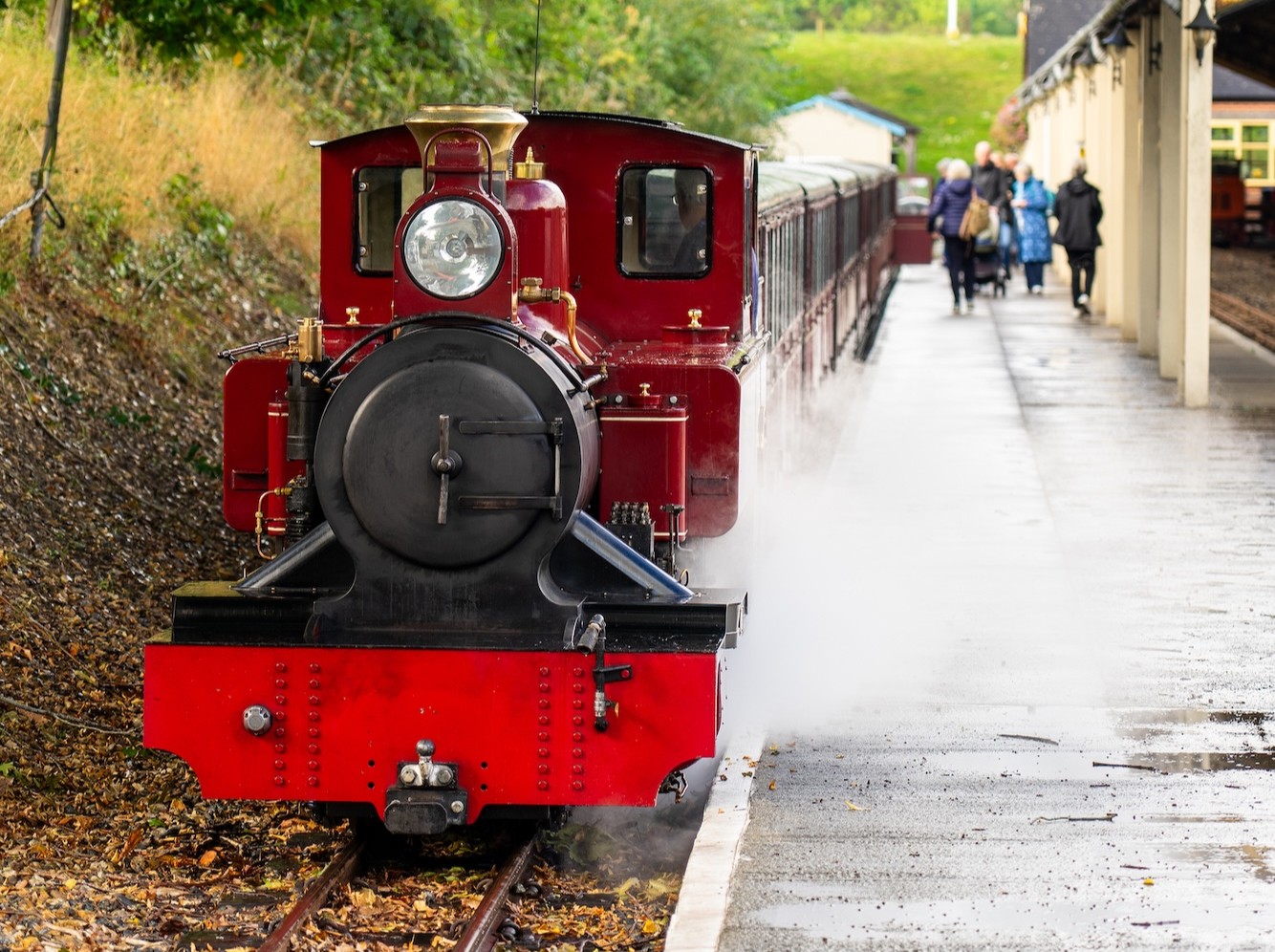 No. 9 Mark Timothy Waits At The Platform Ready For Departure