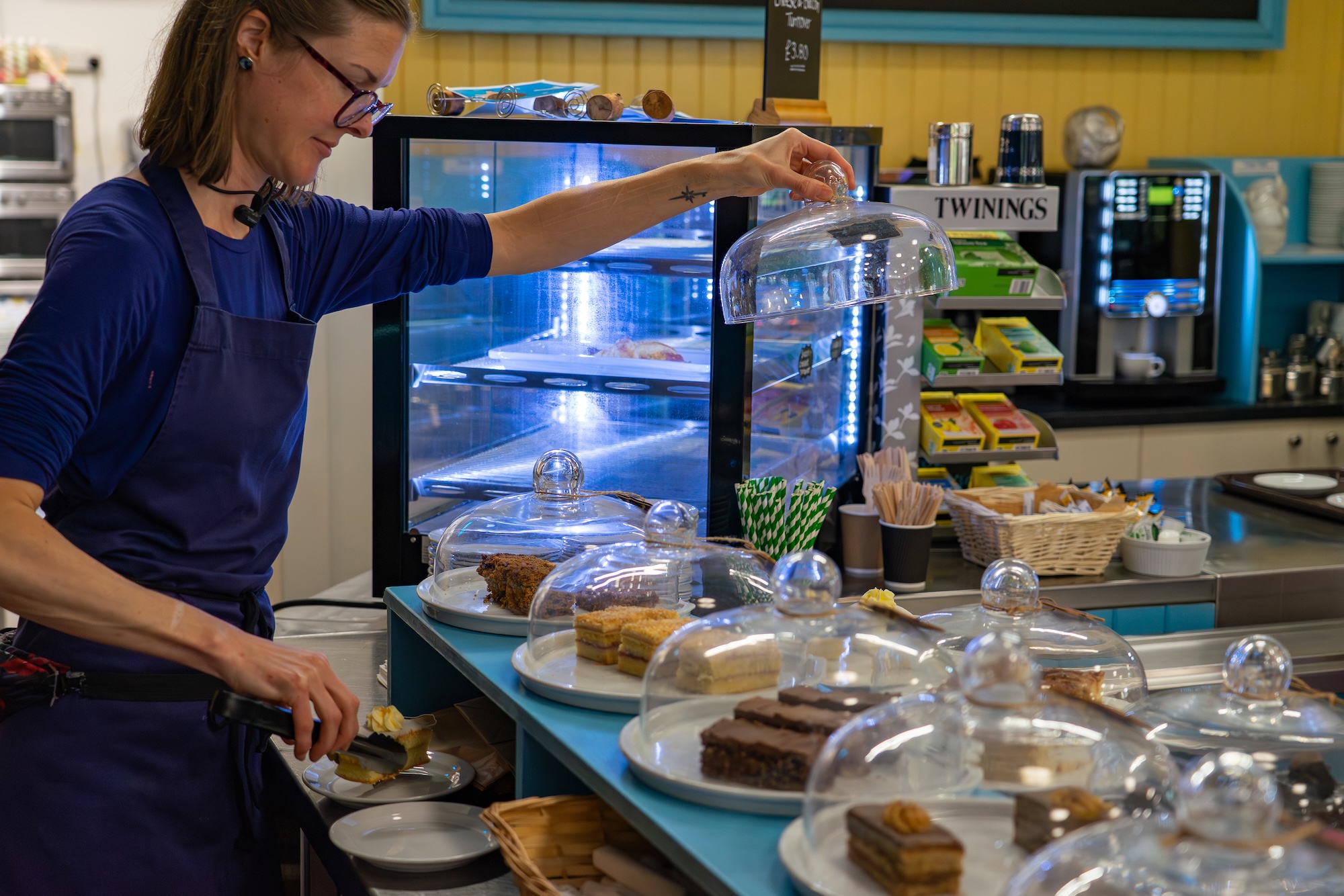 The Cake Selection On The Counter At Whistlestop Cafe