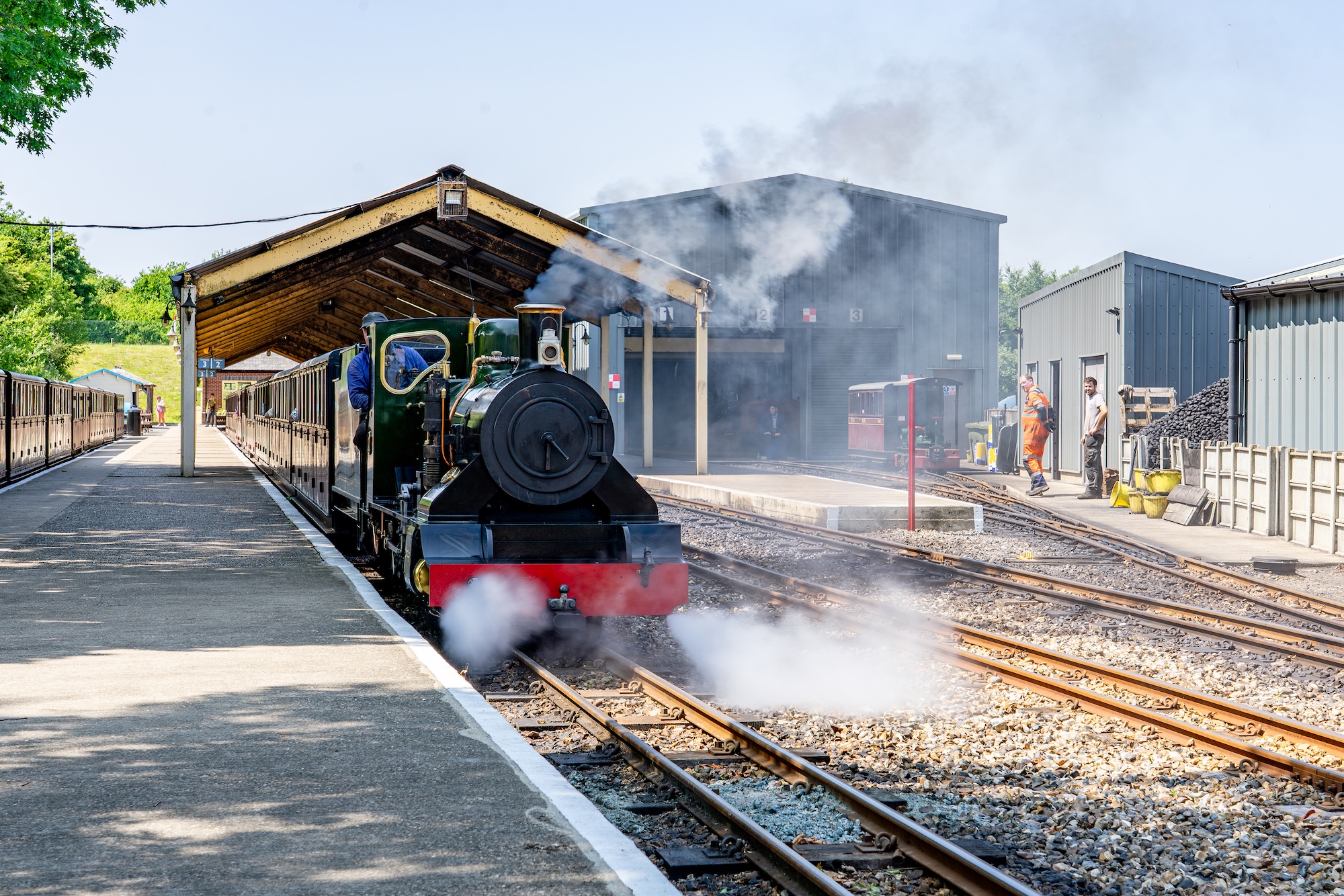 View Of The Platforms At Aylsham Station