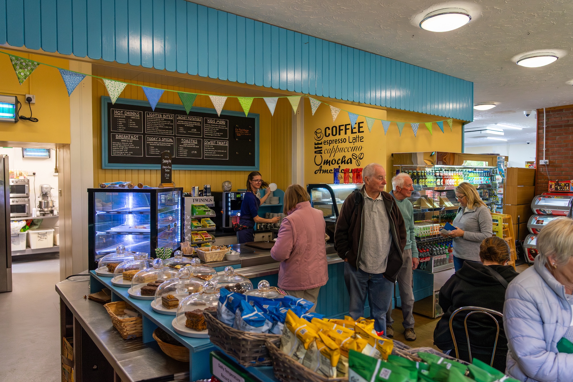 Customers Waiting At The Counter At The Whistlestop Cafe