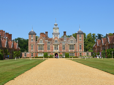 Blickling Hall facade and driveway Norfolk 