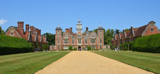 Blickling Hall facade and driveway Norfolk 