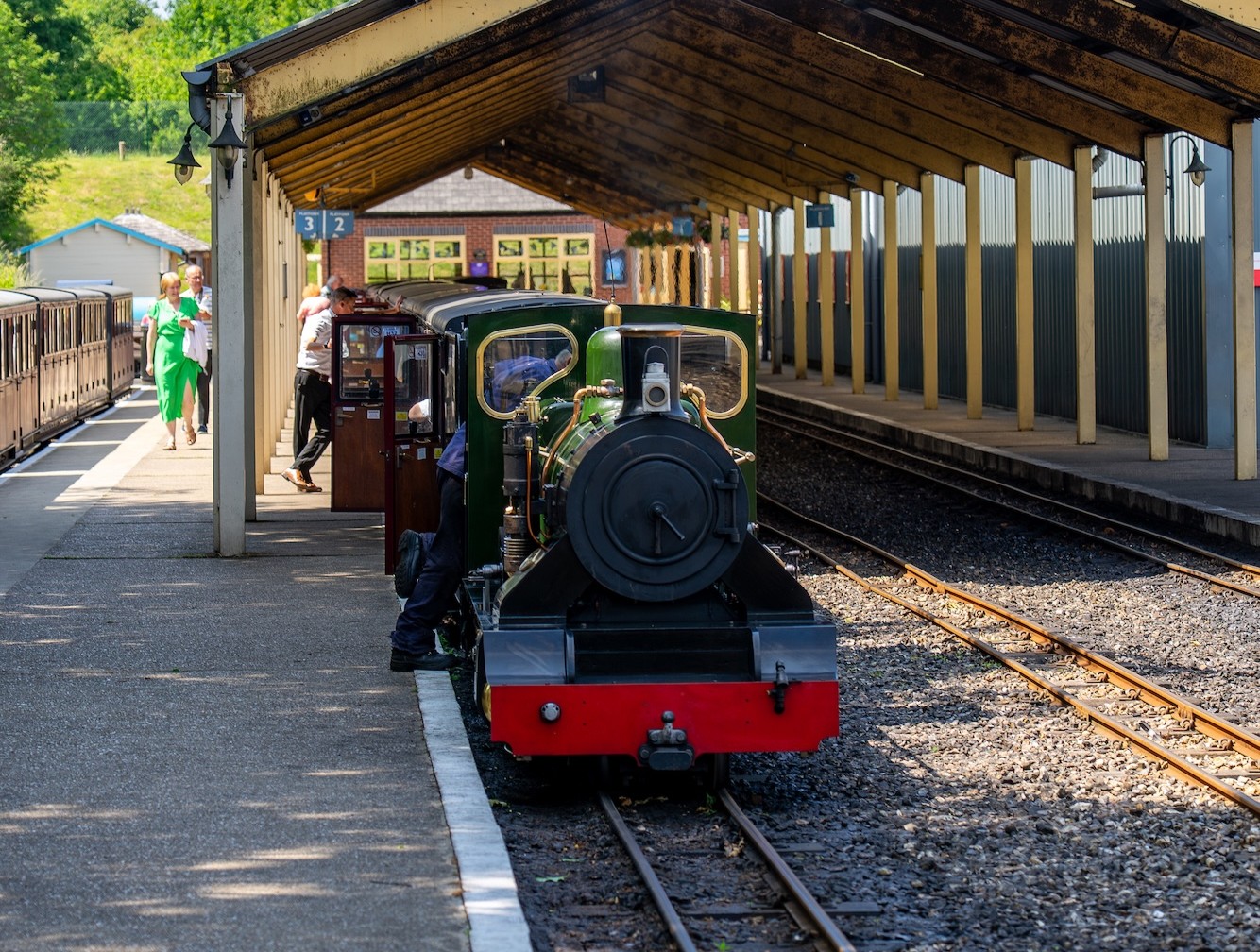 Train At The Platform At Aylsham Station